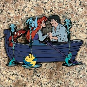 Ariel & Prince Eric Kiss the Girl Boat Scene Rare, Limited Edition 1700